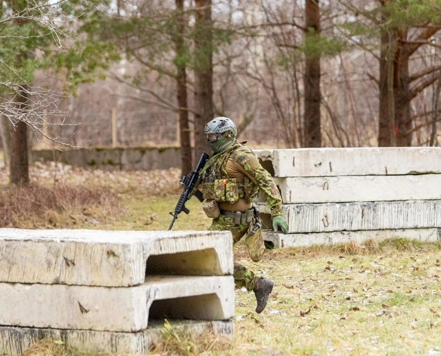 Airsoft team building exercise